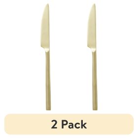 (2 pack) Holden Stainless Steel 20 Piece Flatware Set Gold