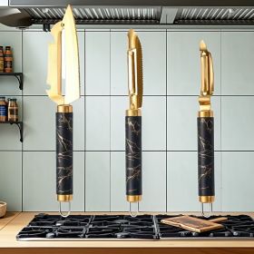 Professional Multifunctional Stainless Steel Peeler Set - Anti-rust Kitchen Tool for Fruits, Vegetables (Quantity: 3pc fruit and vegetable peeler)